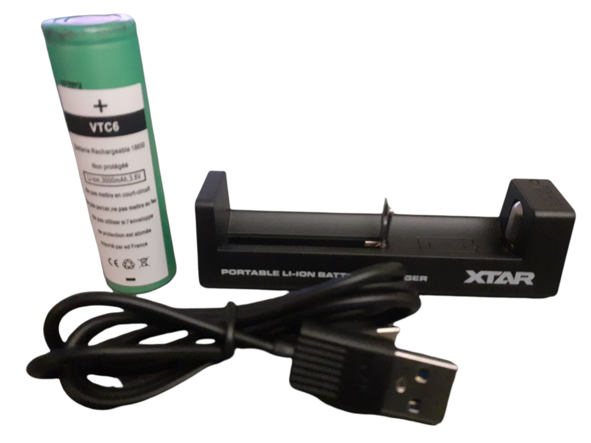 PACK CHARGEUR / ACCU 18650 SONY VTC 6